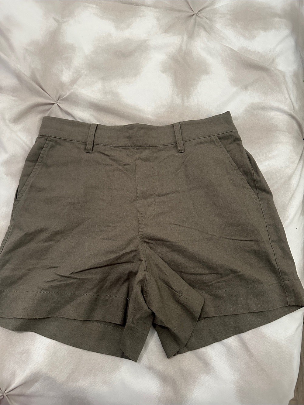Women’s Olive Green Casual Shorts